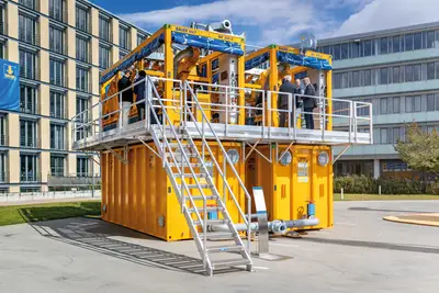 Die BE 600-C bringt es auf eine Grundfläche von nur 6,1 x 5,9 m.